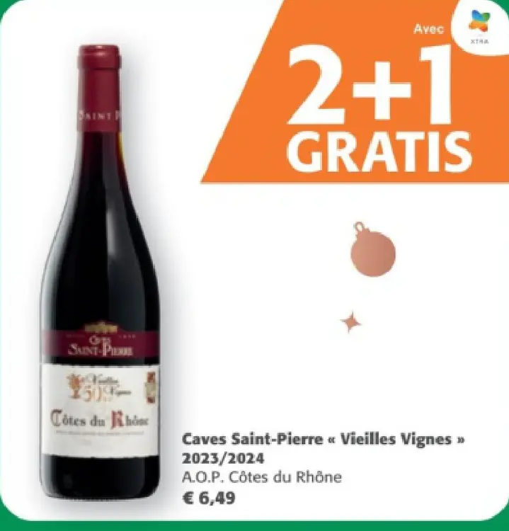 Offre: Caves Saint-Pierre "Vieilles Vignes" A.O.P. C