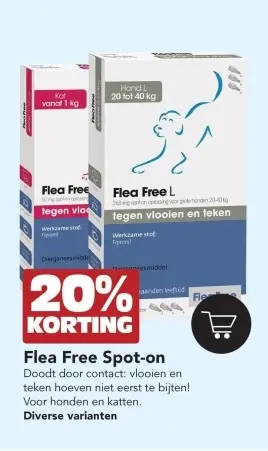 Aanbieding: Flea Free Spot-on