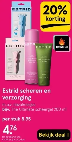 Aanbieding: Estrid scheren en verzorging