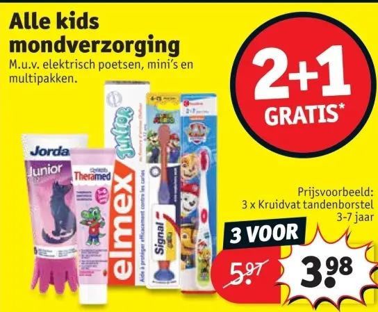 Aanbieding: Alle kids mondverzorging