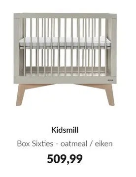 Aanbieding: Box Sixties - oatmeal / eiken