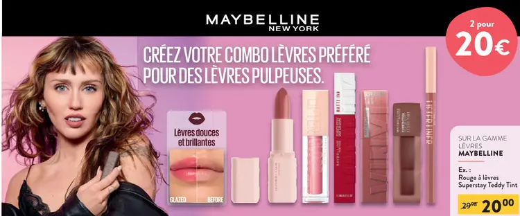 Offre: Rouge à lèvres Superstay Teddy Tint