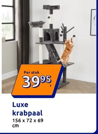 Promotie: Luxe krabpaal