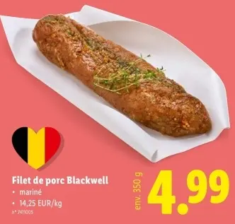 Offre: Filet de porc Blackwell