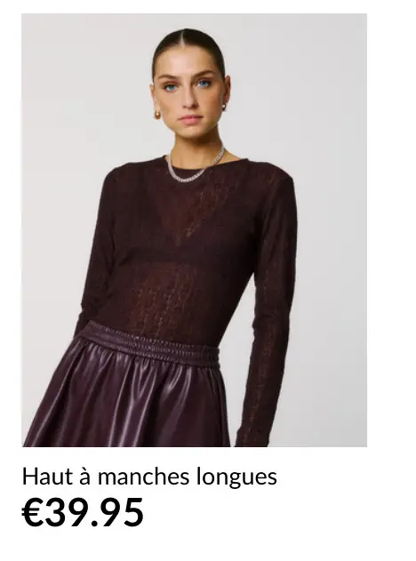 Offre: Haut à manches longues