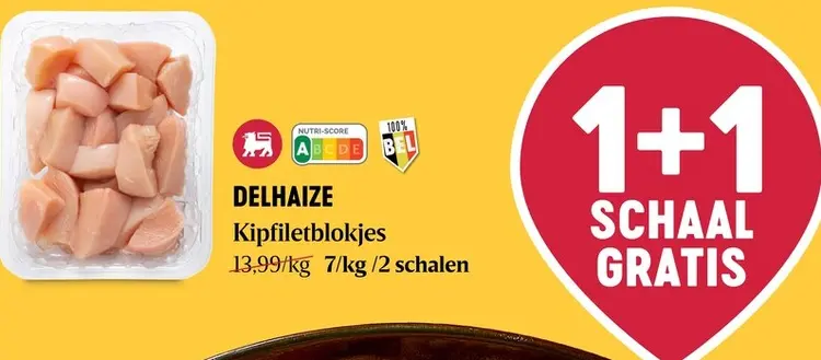 Promotie: Delhaize Kipfiletblokjes