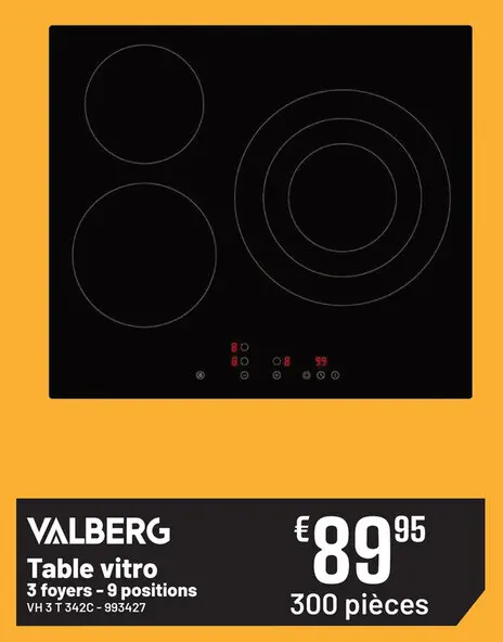 Offre: Table vitro