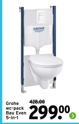 Aanbieding: wc-pack Bau Even