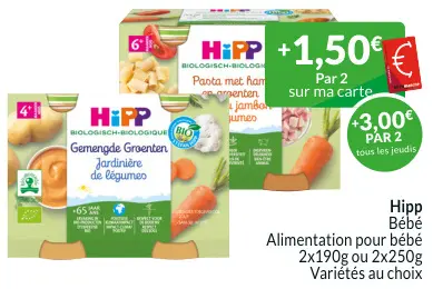 Offre: Alimentation pour bébé