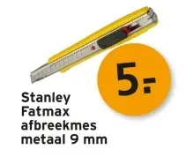 Aanbieding: Stanley Fatmax afbreekmes
