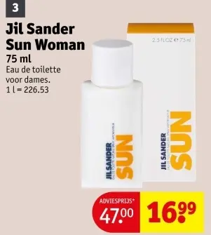 Promotie: Jil Sander Sun Woman