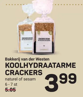 Aanbieding: Koolhydraatarme crackers