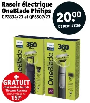 Offre: Rasoir électrique OneBlade