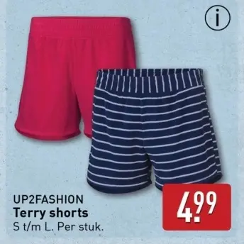 Aanbieding: UP2FASHION Terry shorts