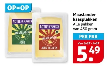 Aanbieding: kaasplakken