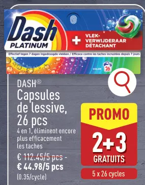 Offre: Capsules de lessive