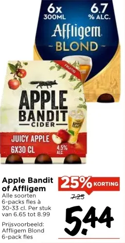 Aanbieding: Apple Bandit of Affligem