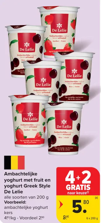 Promotie: Ambachtelijke yoghurt met fruit en yoghurt Greek Style