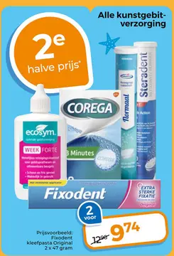 Aanbieding: Fixodent kleefpasta Original