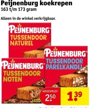 Aanbieding: koekrepen