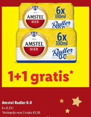 Aanbieding: Amstel Radler Citroen