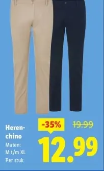 Aanbieding: Heren-chino