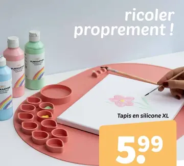 Offre: Tapis en silicone XL