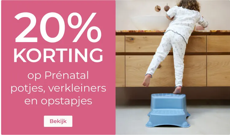 Aanbieding: Prénatal potjes, verkleiners en opstapjes
