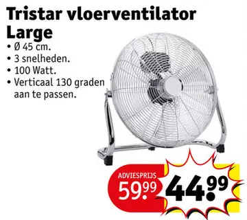 Aanbieding: Tristar vloerventilator Large