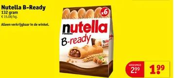 Aanbieding: Nutella B-Ready
