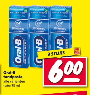 Aanbieding: Oral-B tandpasta