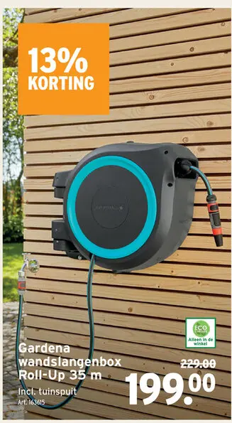 Promotie: Gardena wandslangenbox Roll-Up