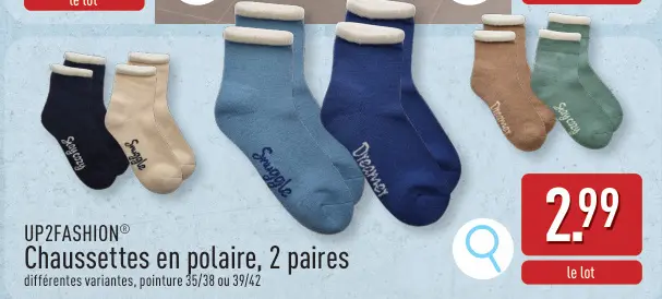 Offre: Chaussettes en polaire
