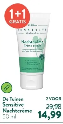 Aanbieding: Sensitive Nachtcrème