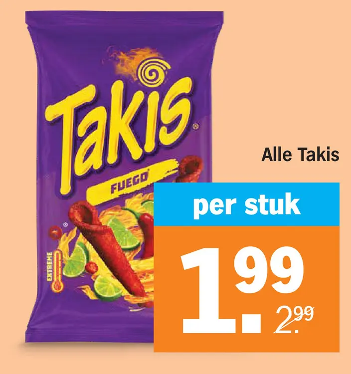 Aanbieding: Takis Fuego
