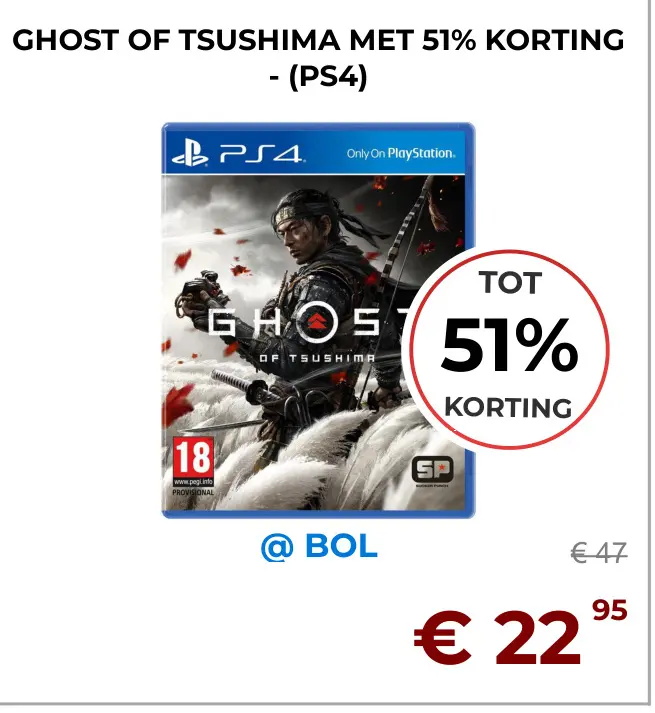 Aanbieding: Ghost of tsushima