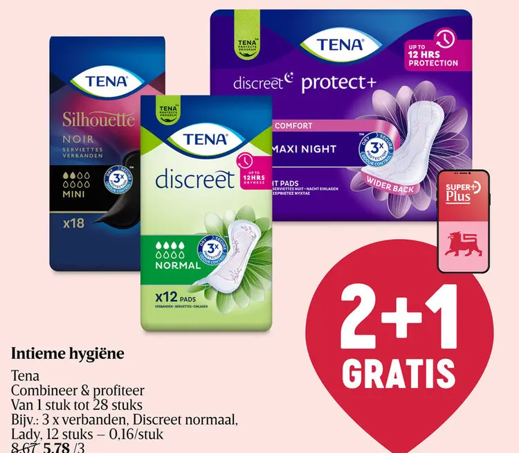 Promotie: Inlegkruisjes | Urineverlies | Ultra mini