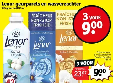 Aanbieding: Lenor geurparels en wasverzachter