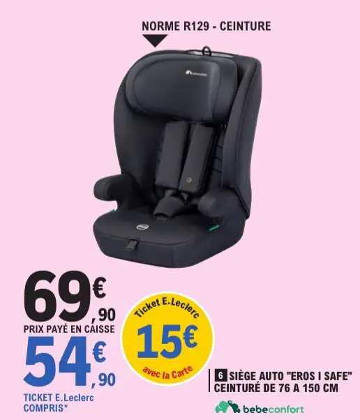 Offre: Siège auto "eros i safe"