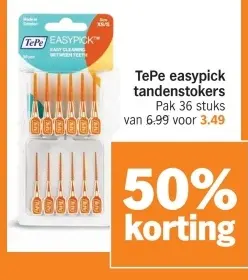 Aanbieding: TePe easypick tandenstokers
