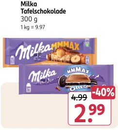 Aanbieding: Milka Tafelschokolade