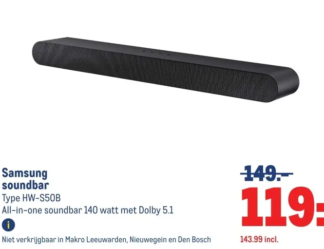 Aanbieding: soundbar