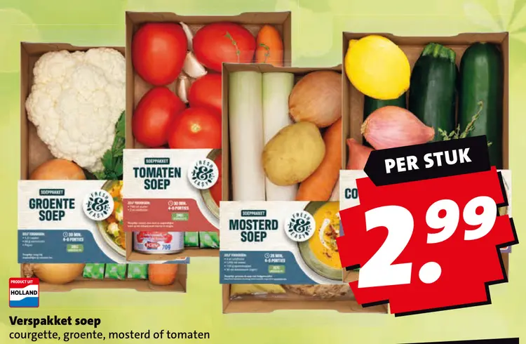 Aanbieding: Verspakket soep