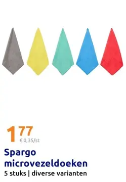 Aanbieding: Spargo microvezeldoeken