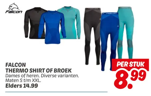 Aanbieding: Thermo shirt of broek