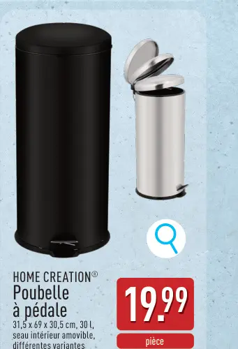 Offre: Poubelle à pédale