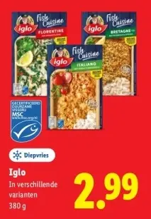 Aanbieding: Iglo Fish Cuisine