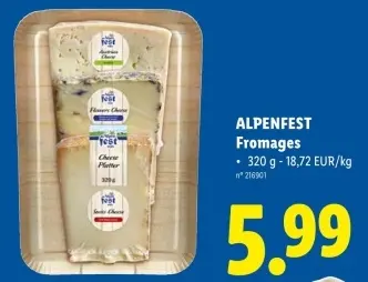 Offre: Fromages