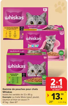 Offre: Gamme de pouches pour chats