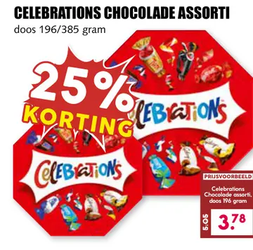 Aanbieding: Celebrations chocolade assorti